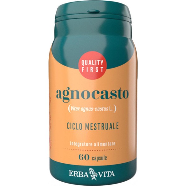 Erba vita agnocasto capsulas alimenticias ciclo menstrual 60un