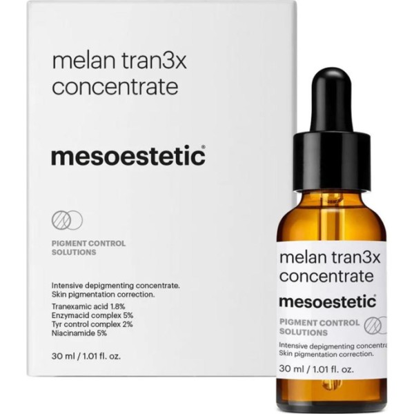 Melan tran3x concentrate mesoestetic concentrado despigmentante intensivo 30ml