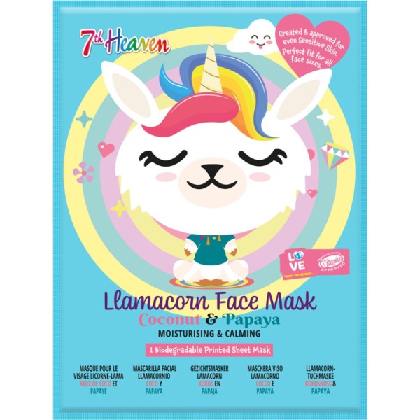 7th heaven kids llamacorn mascarilla facial 1un